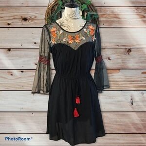 🆕 True Destiny Black Boho Dress MJ